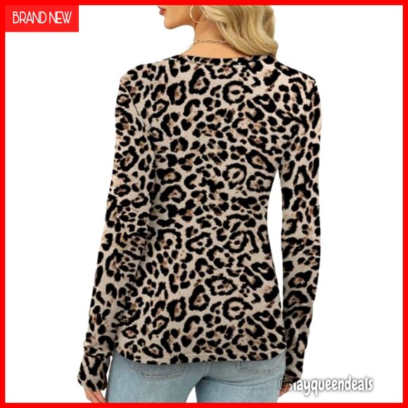 Long Sleeve Thermal Fleece Shirt Slim Fit with Thumb Holes Women's T-Shirt - Picture 4 of 7